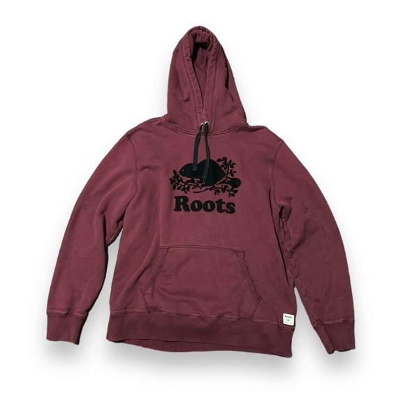 Roots Other - Men’s Classic Burgundy Roots Hoodie - Like New, Size L